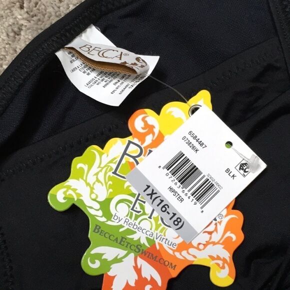 BECCA plus size bikini bottom. NWT - Picture 6 of 8